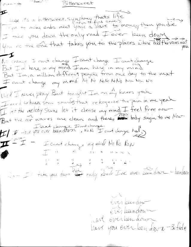 Scanned Lyrics